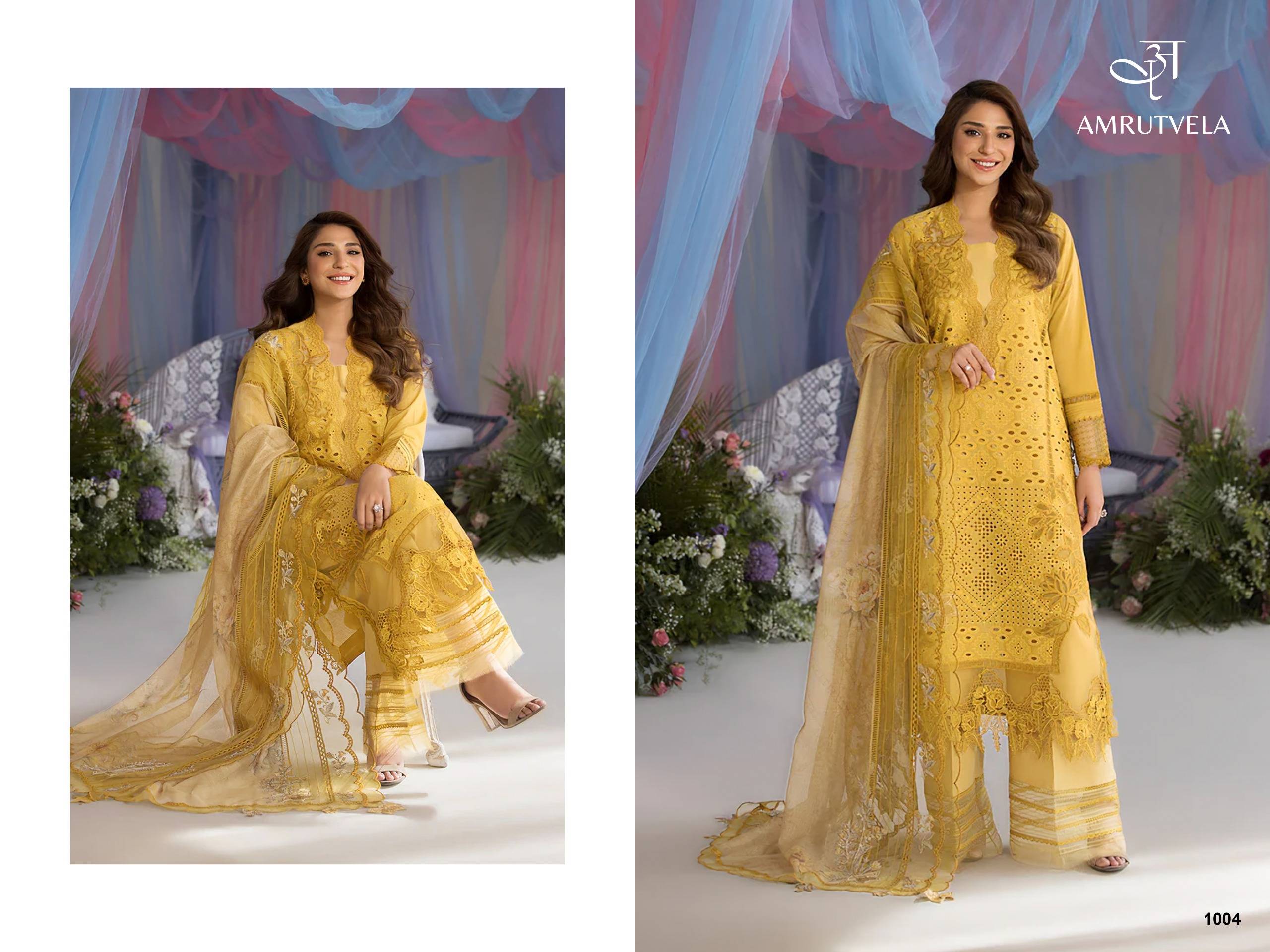 Sobia Nazir By Amrutvela 1001 To 1006 Series Indian Traditional casual wear Pakistani pure cotton dresses At Wholesale Price